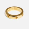 Chrome Hearts 22K Gold CH Plus Band Ring