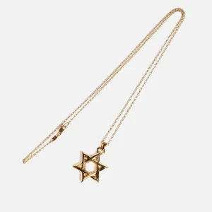 Chrome Hearts 22K Gold Star of David Pendant