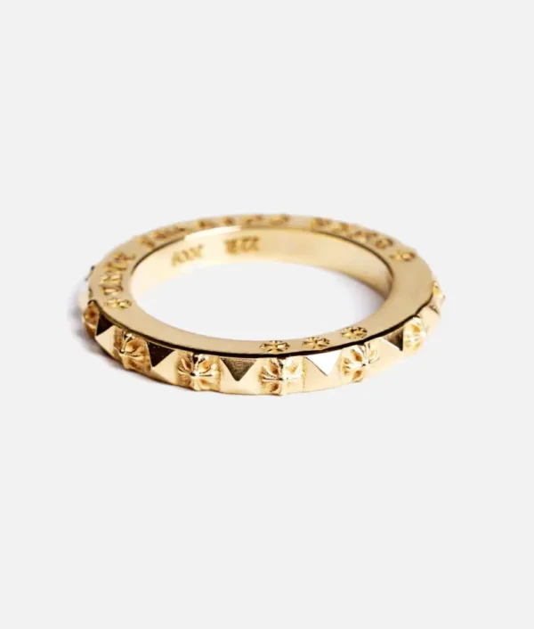 Chrome Hearts 22K Gold True Fucking Punk Ring
