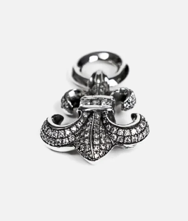 Chrome Hearts BS Fleur Charm With Diamond - Image 11