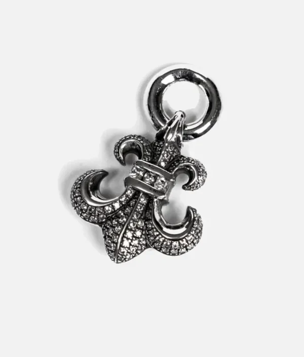 Chrome Hearts BS Fleur Charm With Diamond