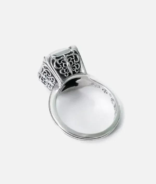 Chrome Hearts Butterfly Cross Cocktail Ring - Image 2