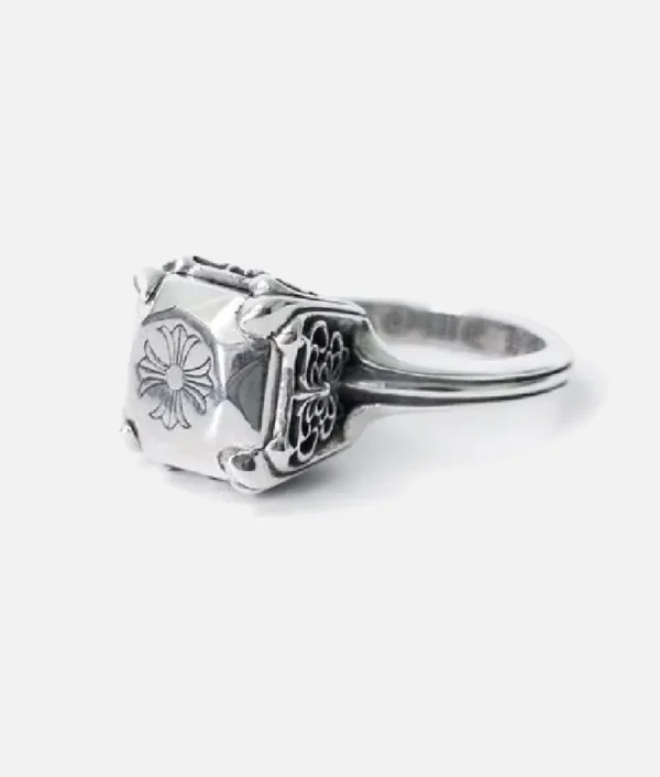 Chrome Hearts Butterfly Cross Cocktail Ring
