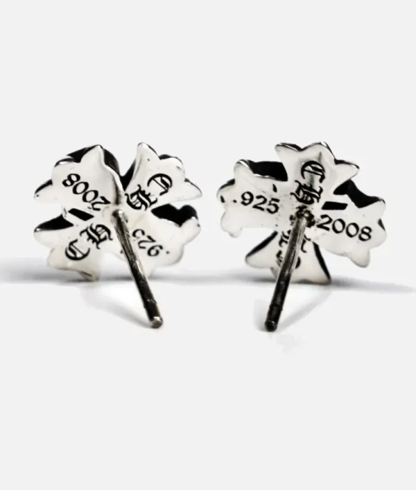 Chrome Hearts CH Logo Plus Stud Earrings