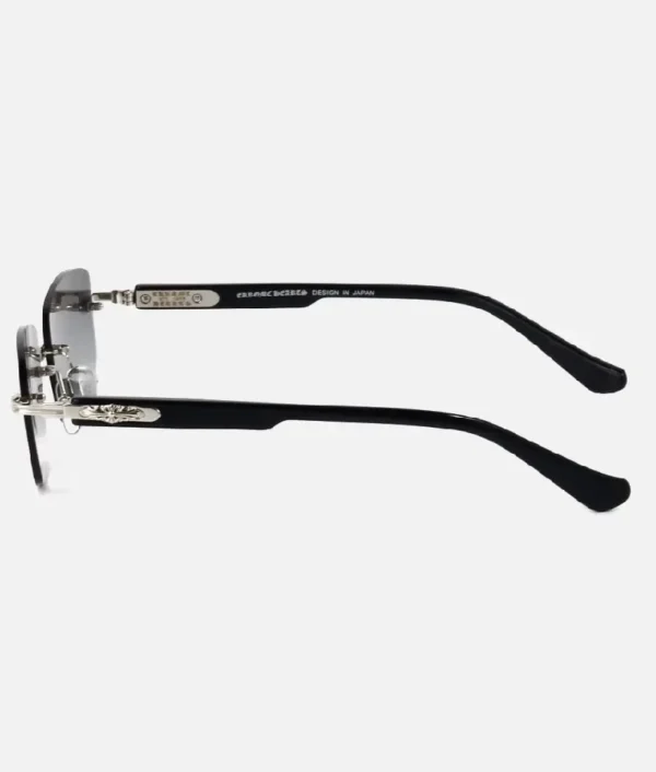 Chrome Hearts Deep II Rectangular Sunglasses - Image 2