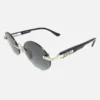 Chrome Hearts Deep III Round Sunglasses - Image 2