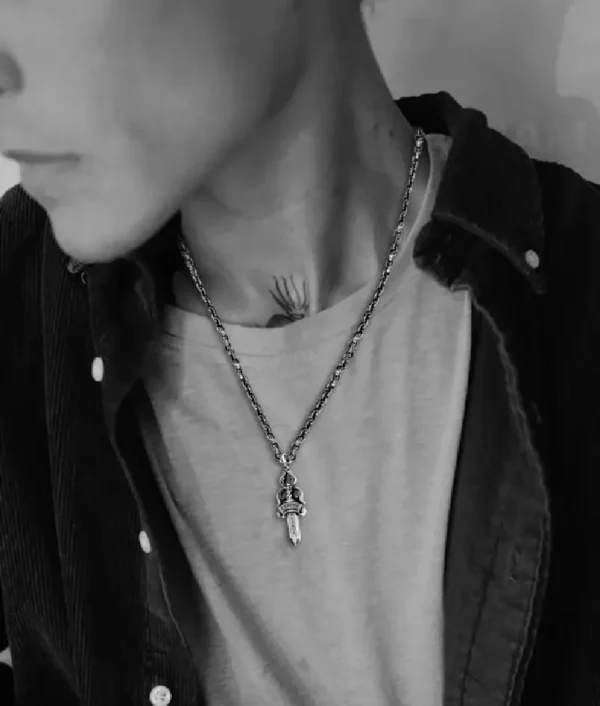 Chrome Hearts Double Dagger Pendant - Image 20