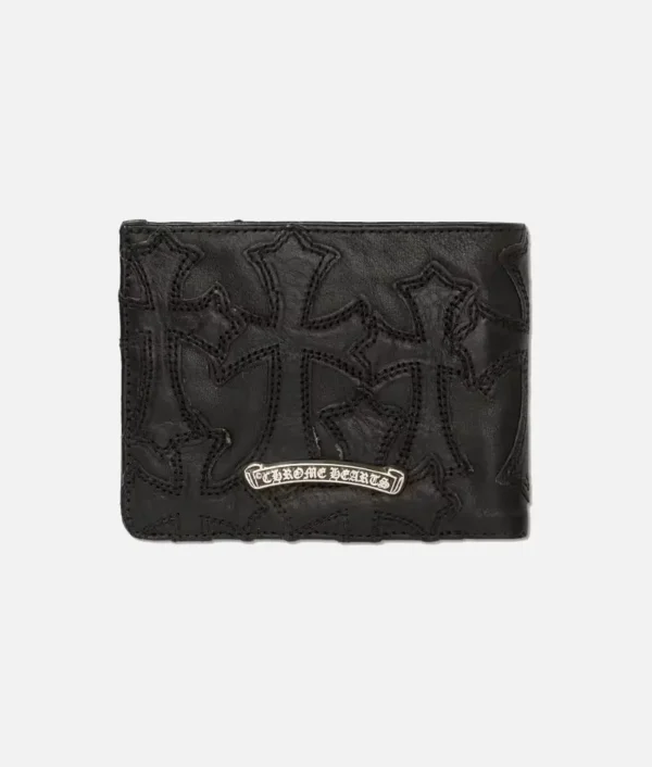 Chrome Hearts Patchwork Wallet Black