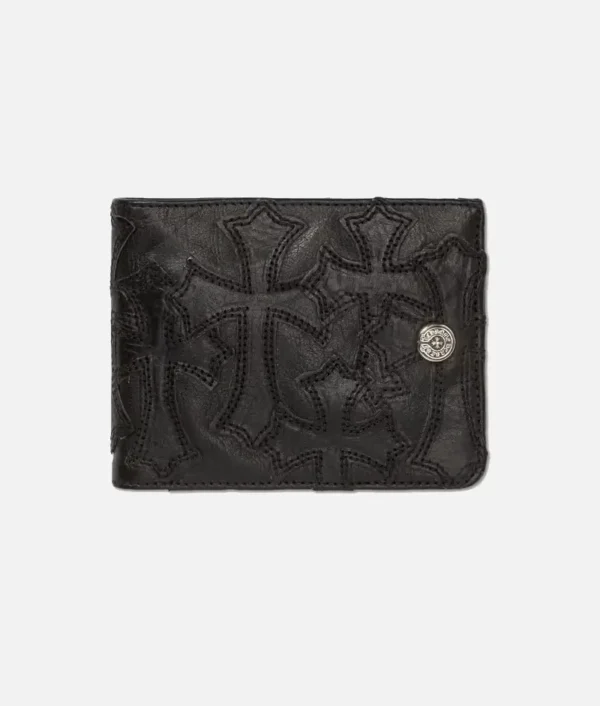 Chrome Hearts Patchwork Wallet Black - Image 3