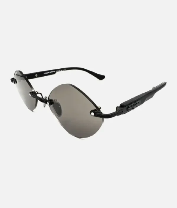 Chrome Hearts Rimmed Diamond Sunglasses Black/Gold